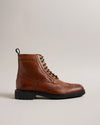 Ted Baker JAKOBE Mens Lace Up Boots Tan
