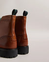 Ted Baker JAKOBE Mens Lace Up Boots Tan
