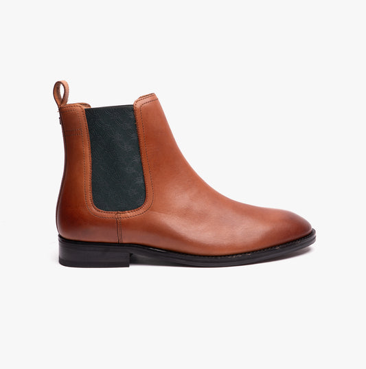 Ted Baker LINEUS Mens Chelsea Boots Tan