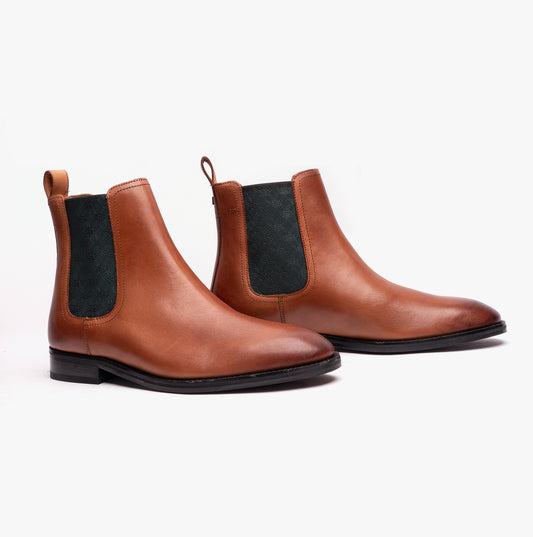 Ted Baker LINEUS Mens Chelsea Boots Tan