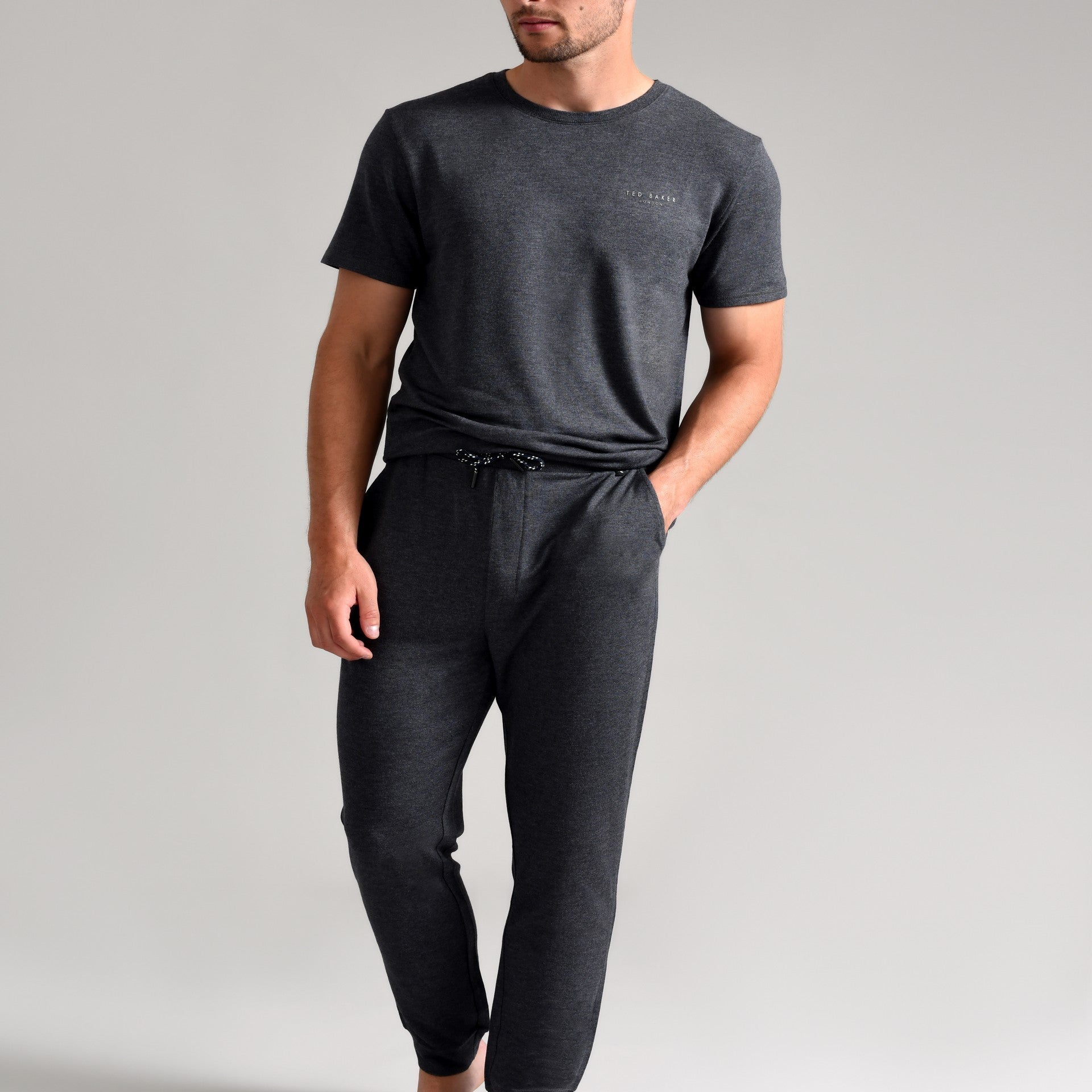 Ted Baker SUPER SOFT T-Shirt Mens Dark Grey