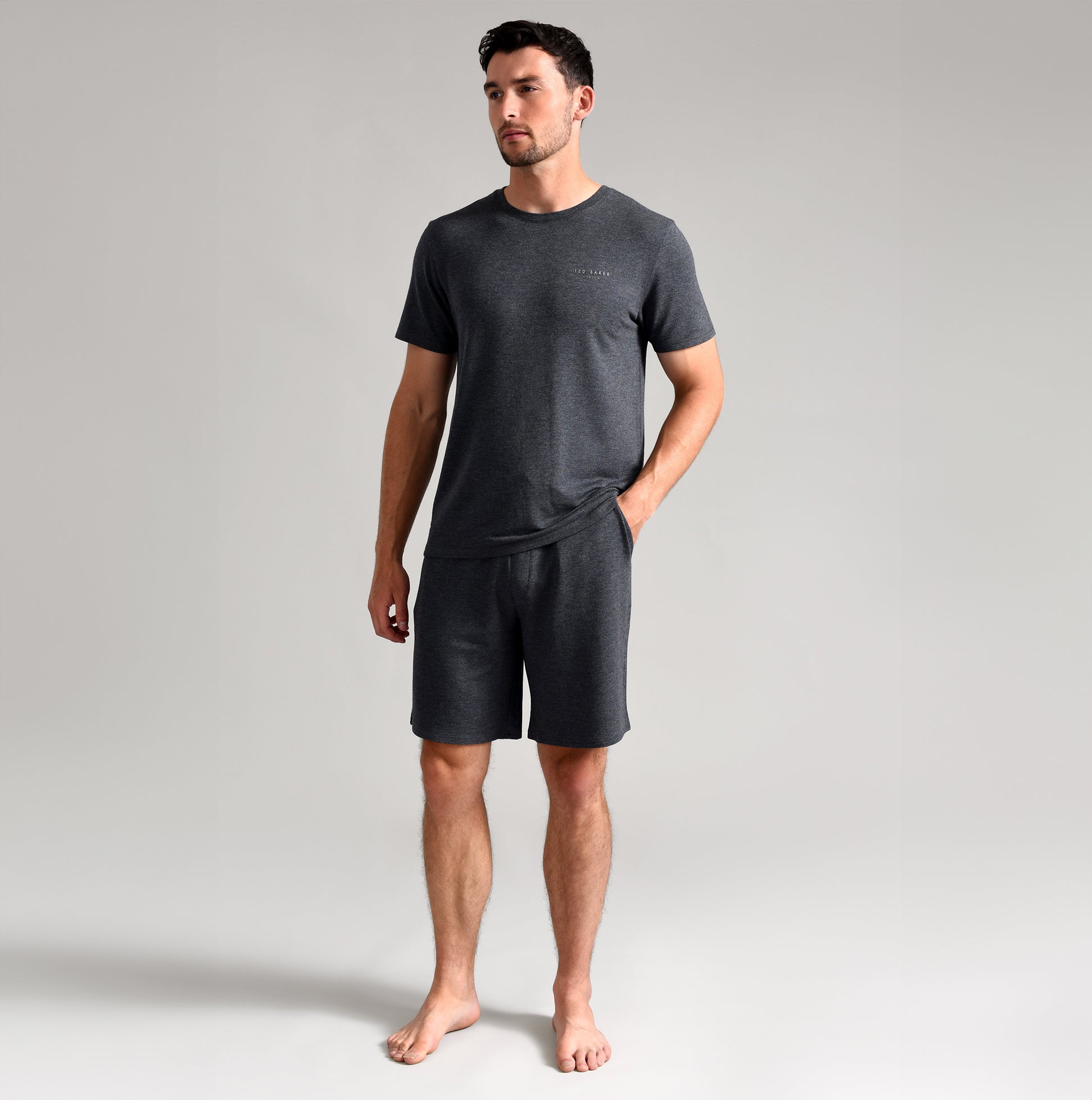 Ted Baker SUPER SOFT Shorts Mens Dark Grey