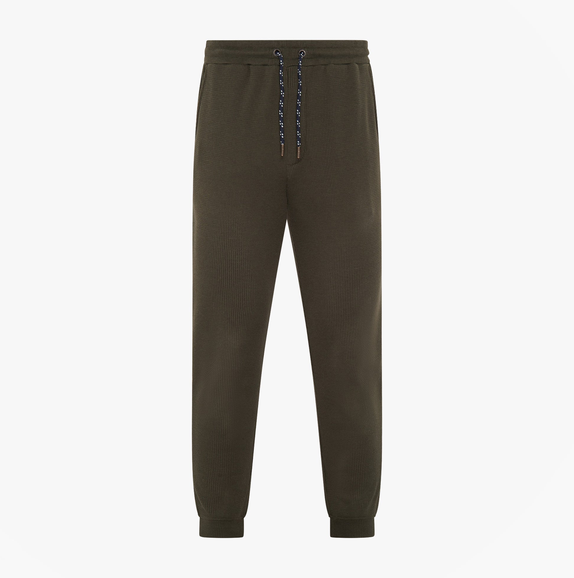 Ted Baker Ted Baker WAFFLE LONG SLEEVE SHIRT & JOGGER SET Mens Loungewear Khaki