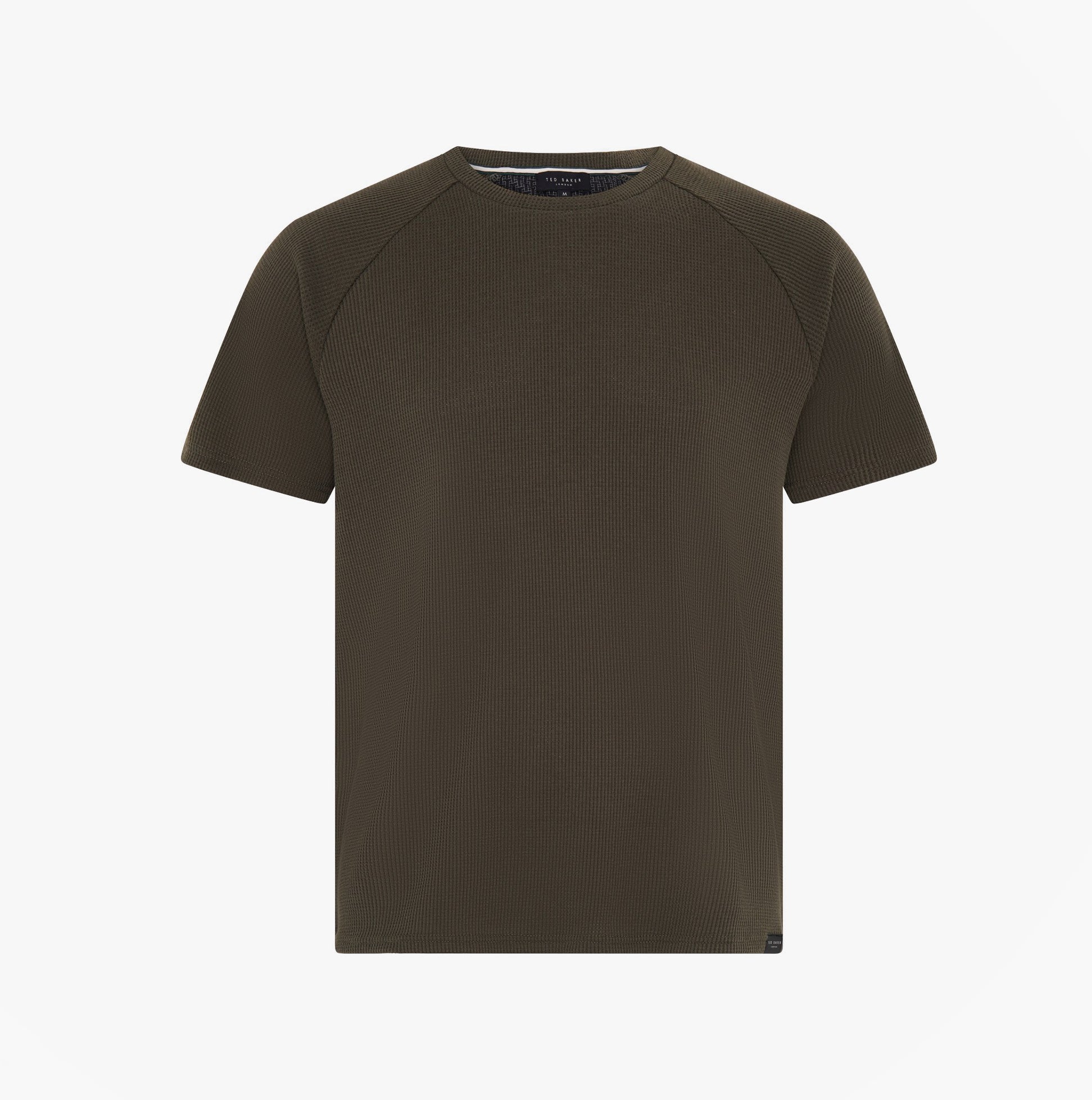Ted Baker Ted Baker WAFFLE T SHIRT AND SHORT SET Mens Loungewear Khaki