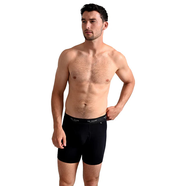 Ted Baker 3-Pack Cotton Boxer Briefs Mens Navy