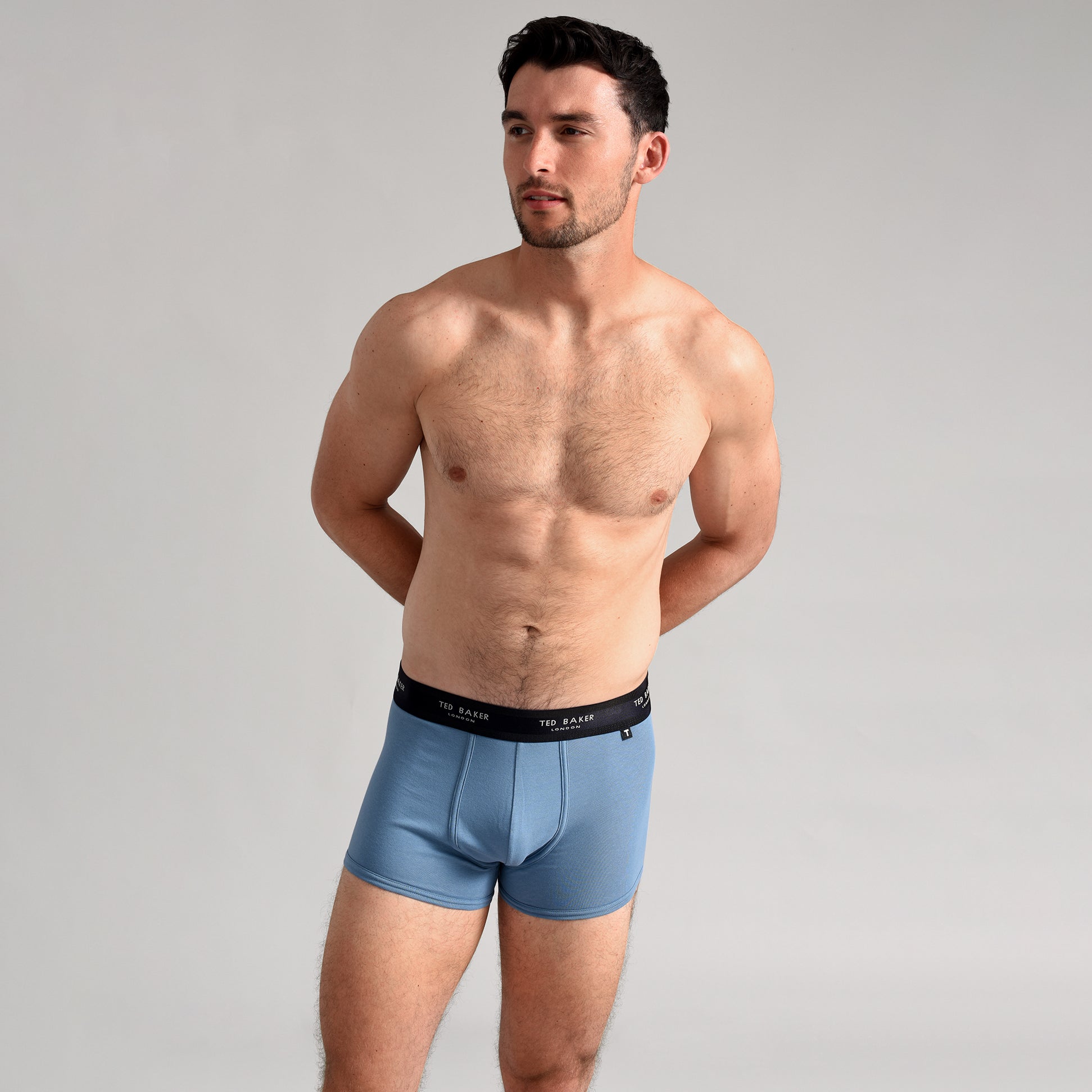 Ted Baker 3-Pack Cotton Trunks Mens Multicoloured