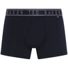 Ted Baker 3 Pack Cotton Trunks Mens Navy/Chevron/Heather Grey