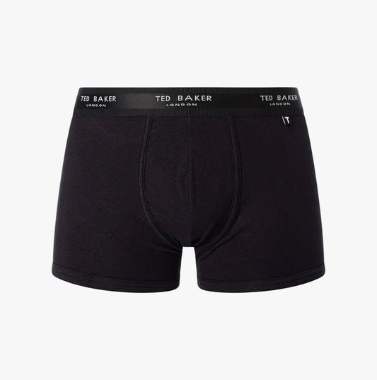 Ted Baker 3-Pack Cotton Trunks Mens Grey/Heather/Black