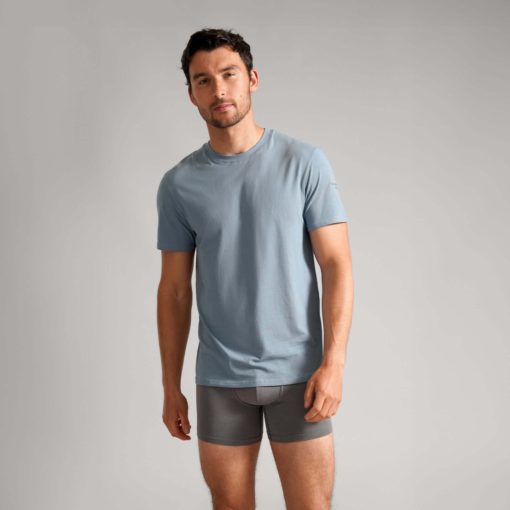 Ted Baker 3-Pack Crew Neck T-Shirts Mens T-Shirts & Tank Tops Navy Mix