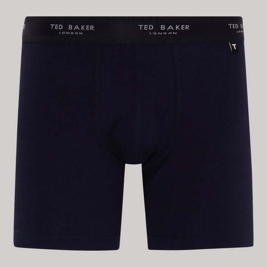Ted Baker 3-Pack Cotton Boxer Brief Mens Boxer Briefs Navy