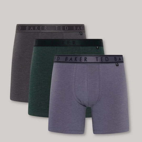 Ted Baker 3-Pack Cotton Fashion Boxer Brief Mens Briefs Multicoloured