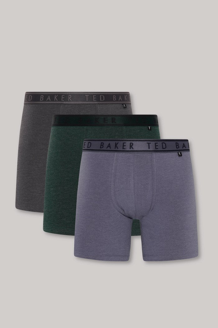 3-Pack Cotton Fashion Boxer Brief Mens Briefs Multicoloured