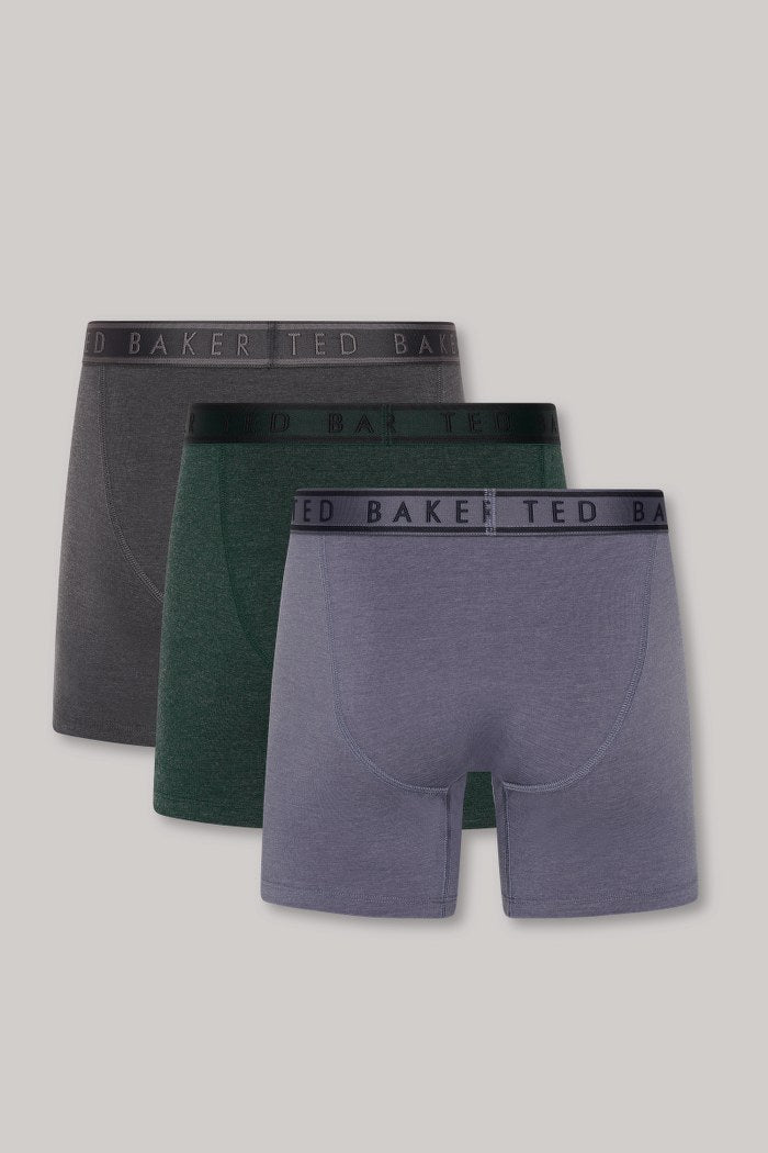 3-Pack Cotton Fashion Boxer Brief Mens Briefs Multicoloured