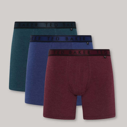 Ted Baker 3-Pack Cotton Fashion Boxer Brief Mens Briefs Multicoloured