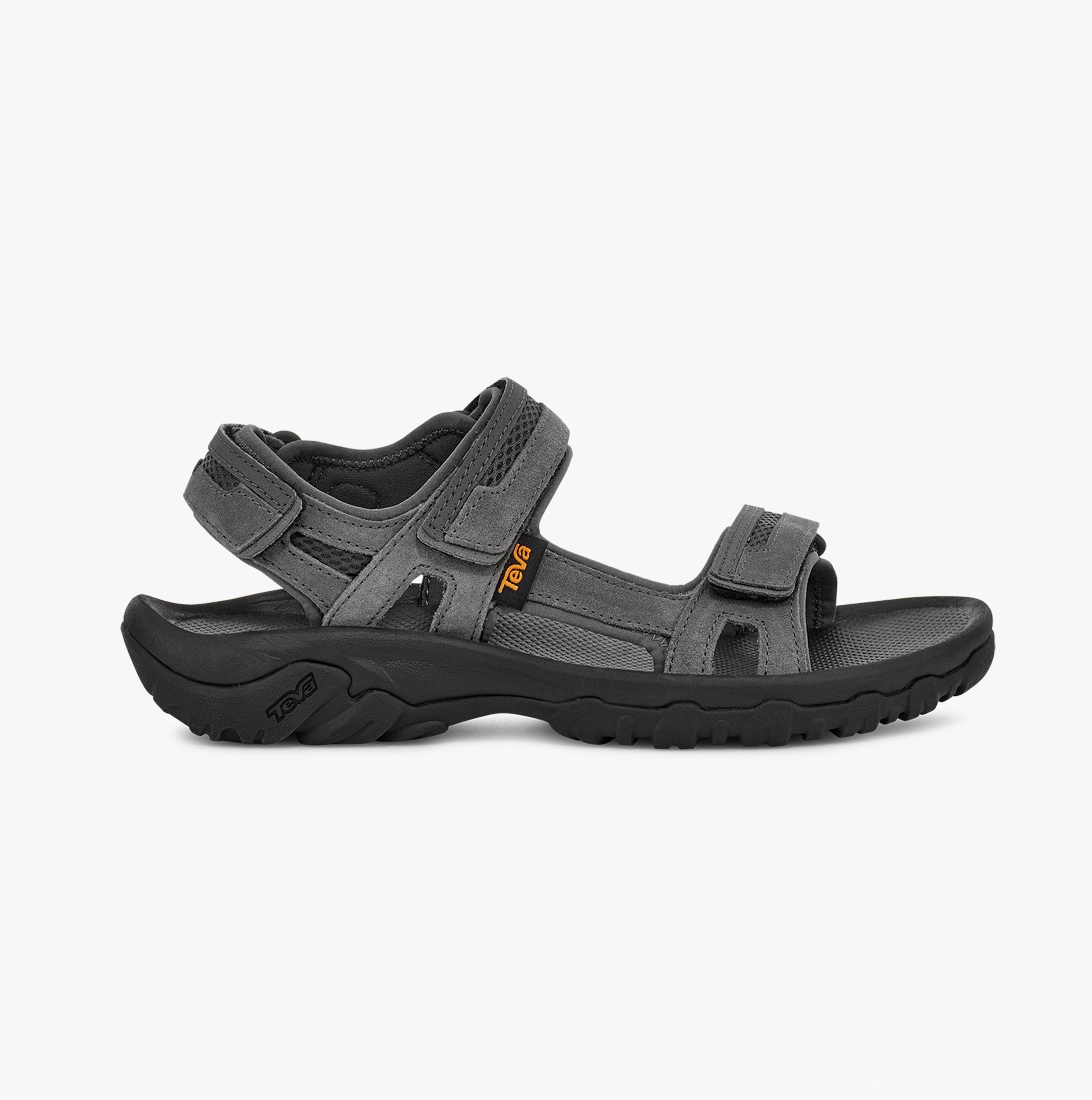 Teva HUDSON Mens Ankle Strap Sandals Dark Gull Grey