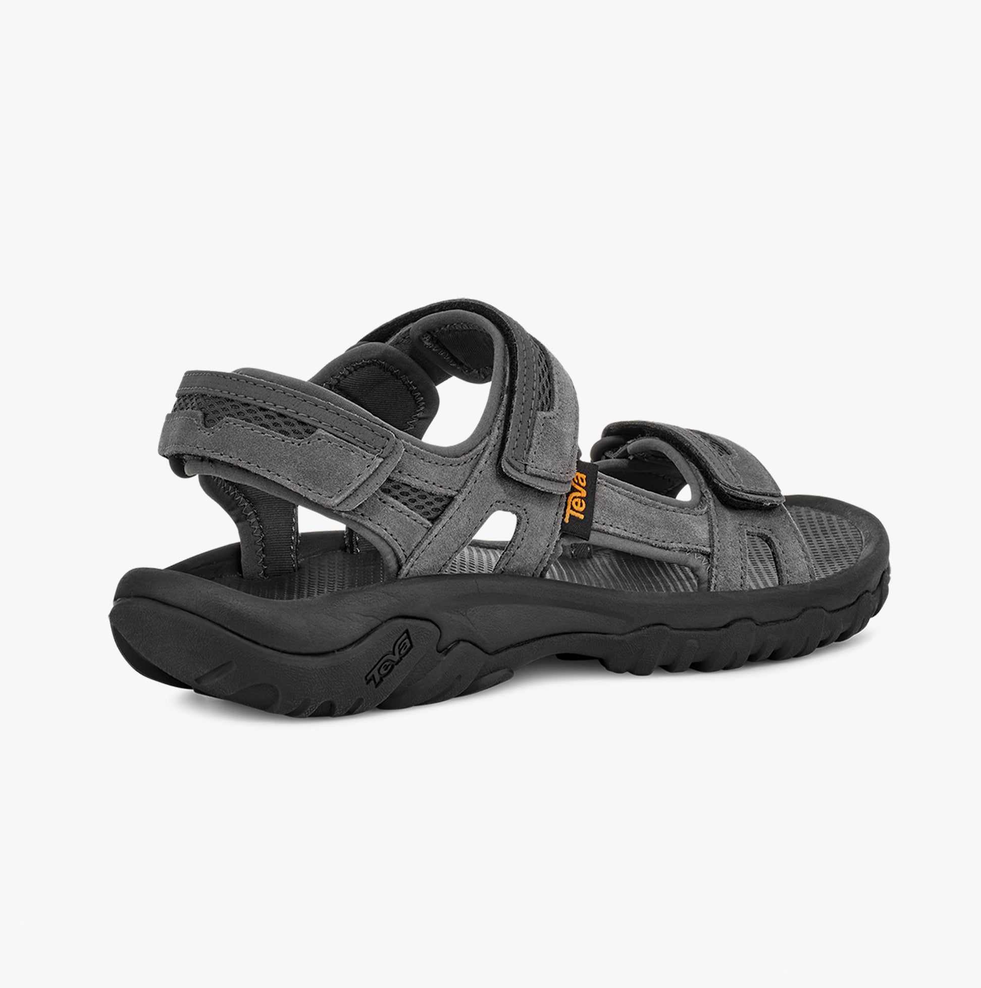 Teva HUDSON Mens Ankle Strap Sandals Dark Gull Grey