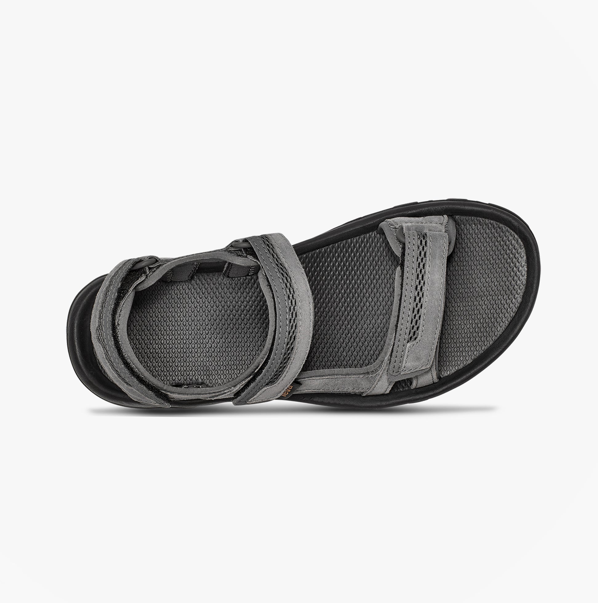 Teva HUDSON Mens Ankle Strap Sandals Dark Gull Grey