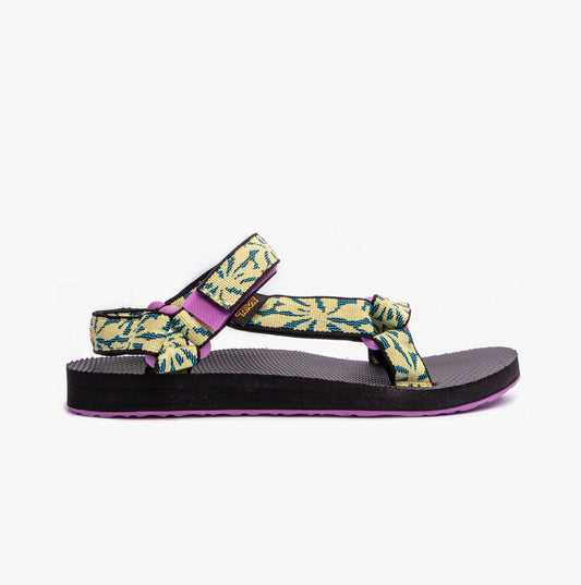 Teva ORIGINAL UNIVERSAL Womens Sandals Beach Floral Wild Lime