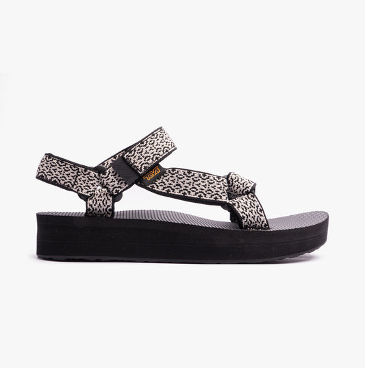 Teva MIDFORM UNIVERSAL Womens Sandals Boho White/ Black