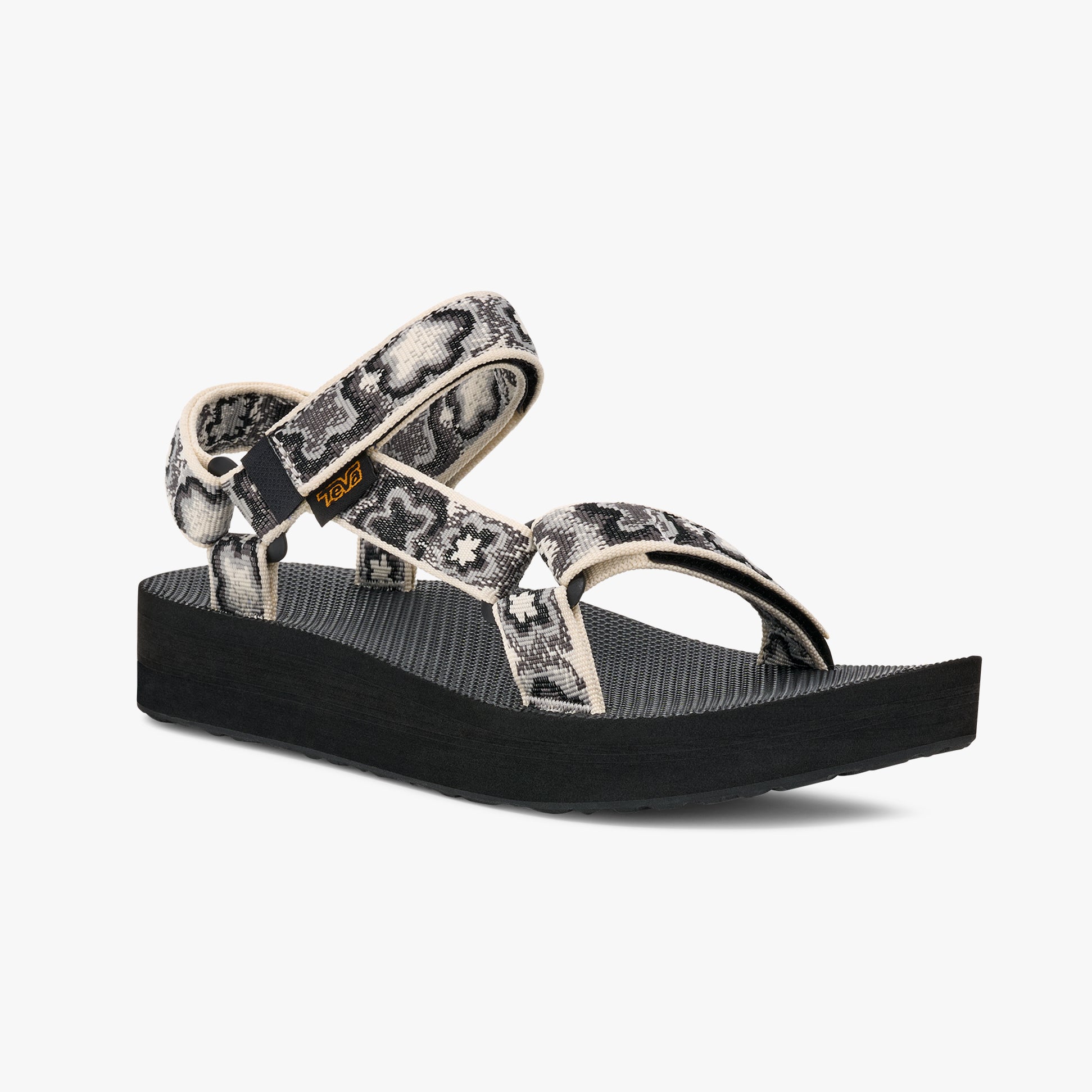 Teva MIDFORM UNIVERSAL Womens Sandals Neon Floral Black/ White
