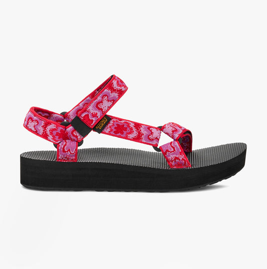 Teva MIDFORM UNIVERSAL Womens Sandals Neon Floral Pink/ Purple