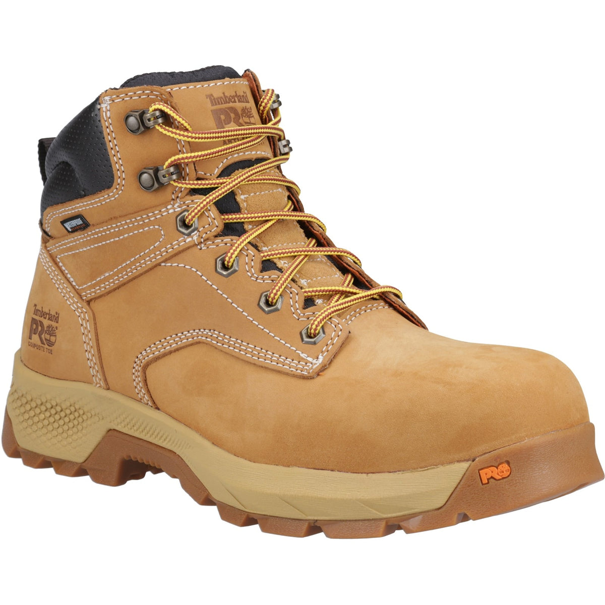 Timberland Pro Titan 6 Inch Mens Composite Toe Safety Boots Wheat