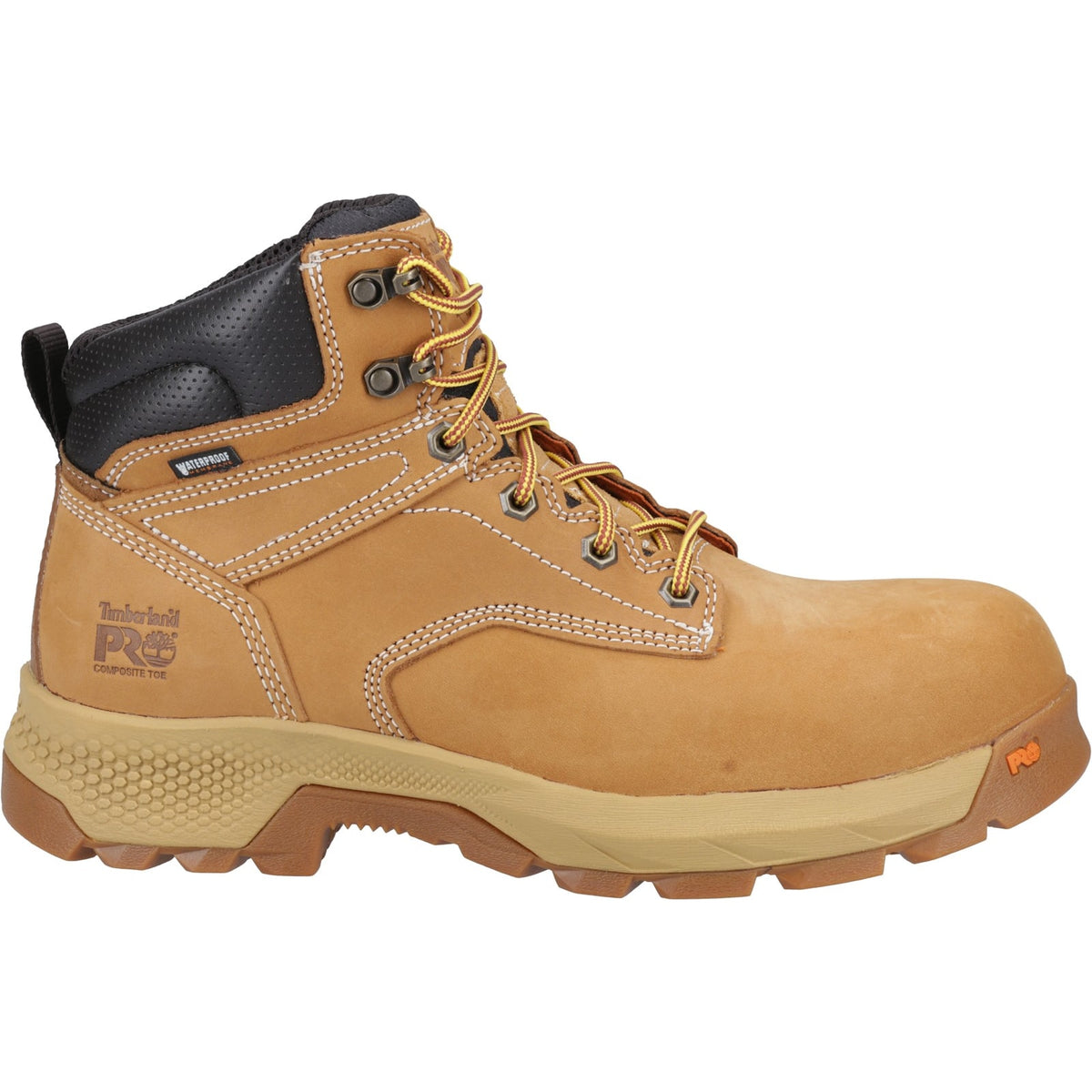 Timberland Pro Titan 6 Inch Mens Composite Toe Safety Boots Wheat