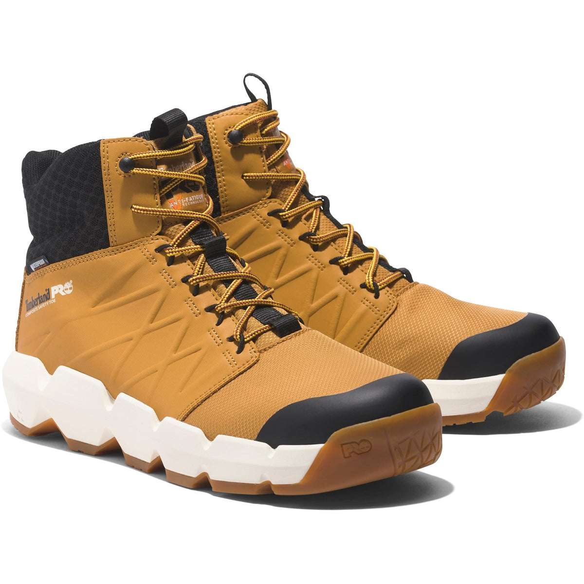 Timberland Pro Morphix 6 Inch Mens Composite Toe Safety Boots Wheat
