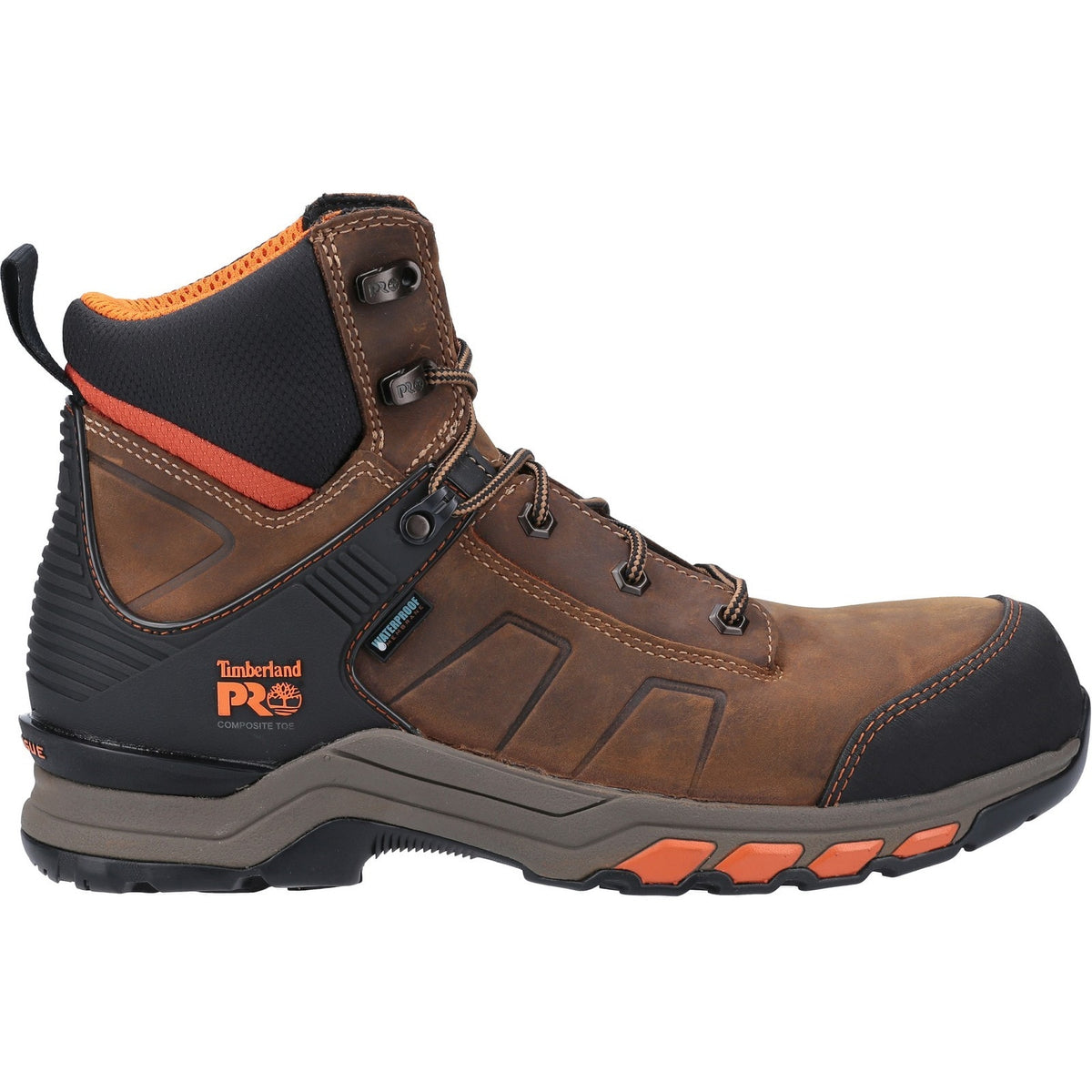 Timberland Pro Hypercharge 6 Inch Mens Composite Toe Safety Boots Brown