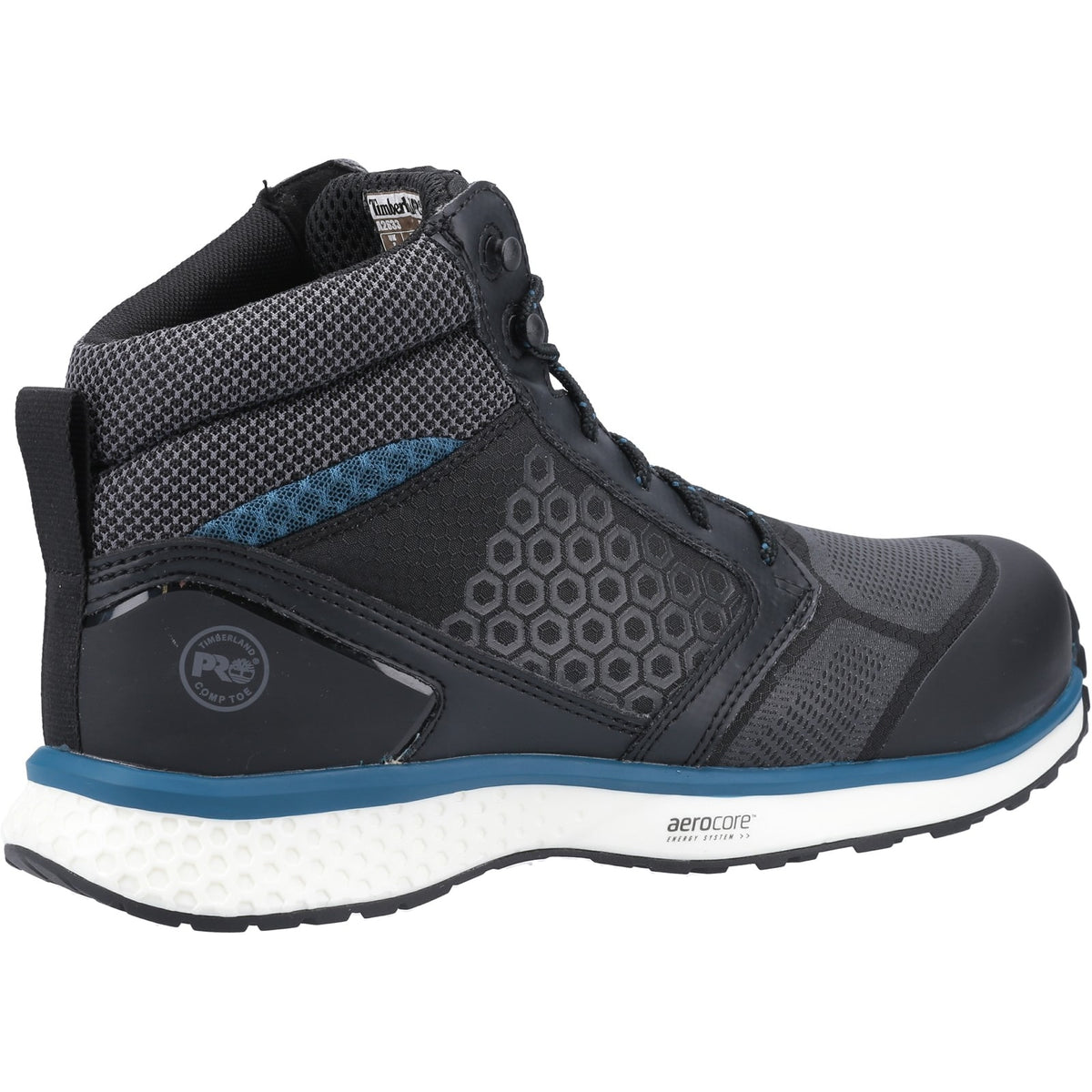 Timberland Pro Reaxion Mens Composite Toe Safety Boots Black/Blue