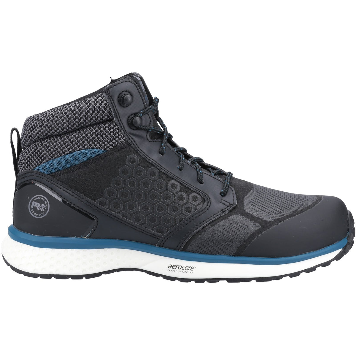 Timberland Pro Reaxion Mens Composite Toe Safety Boots Black/Blue