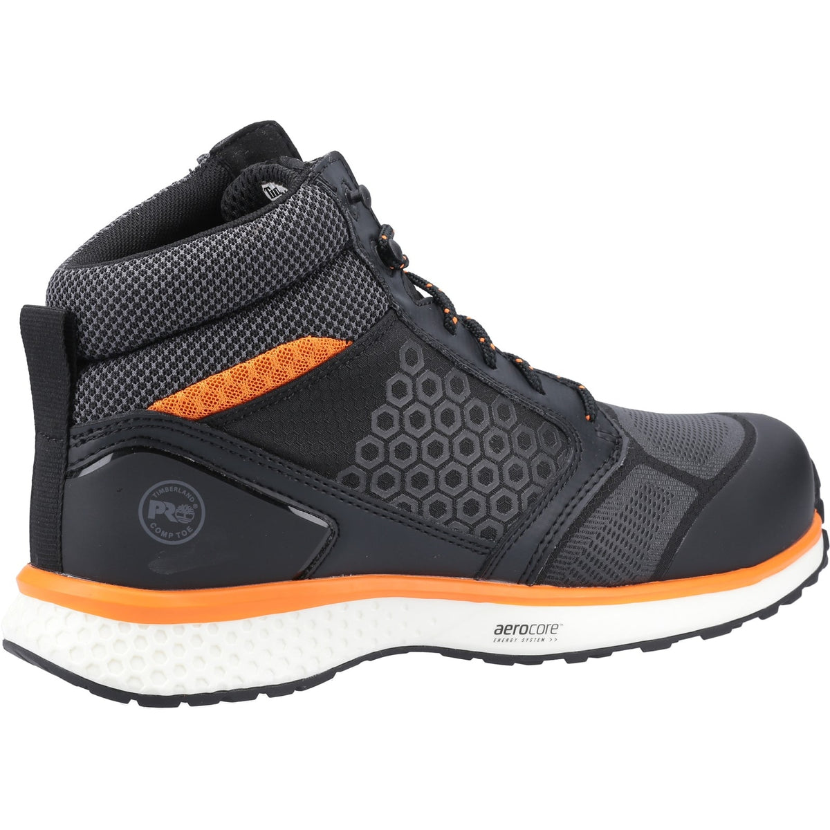 Timberland Pro Reaxion Mens Composite Toe Safety Boots Black/Orange