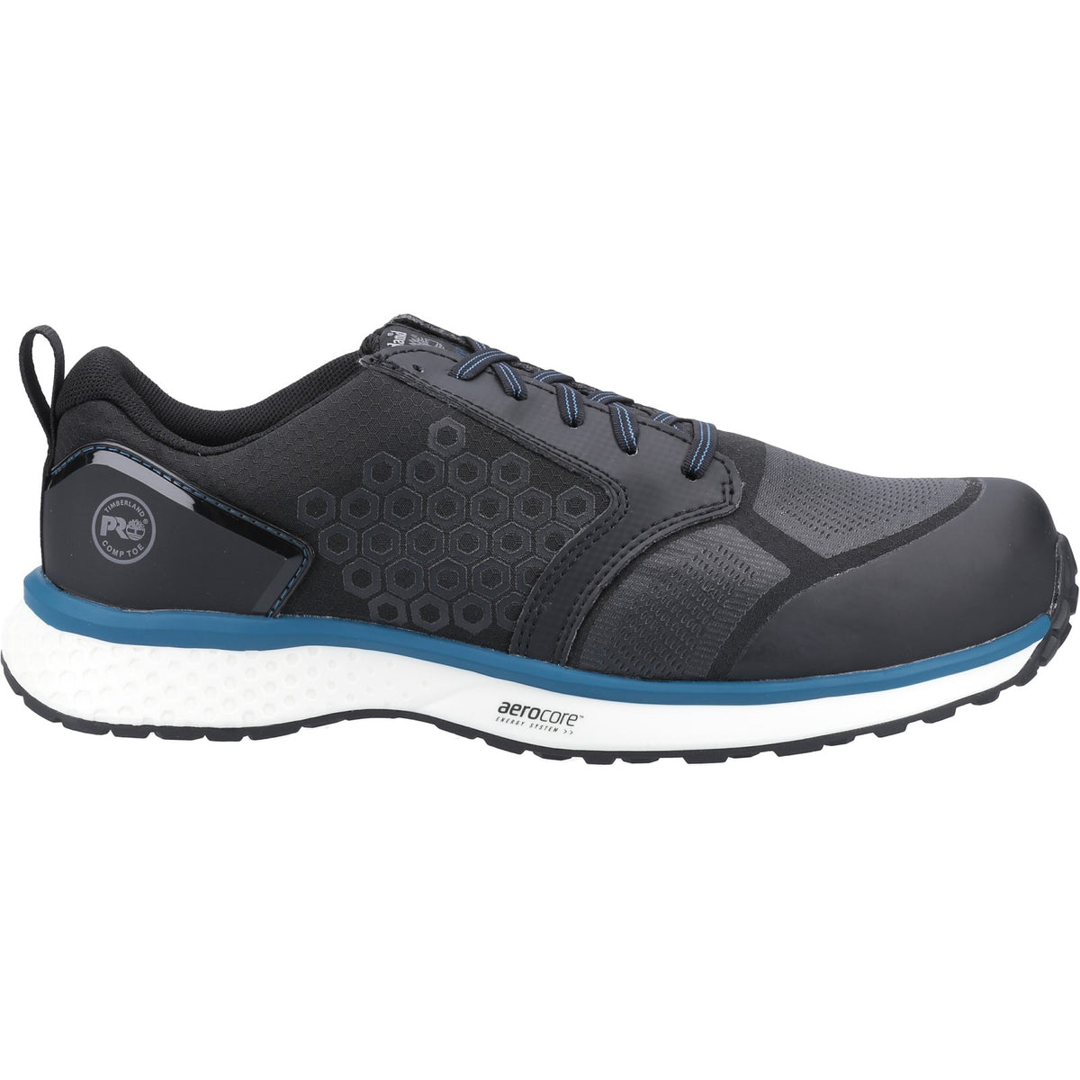 Timberland Pro Reaxion Mens Composite Toe Safety Trainers Black/Blue