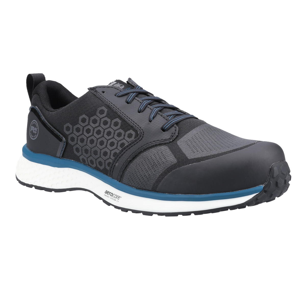 Timberland Pro Reaxion Mens Composite Toe Safety Trainers Black/Blue