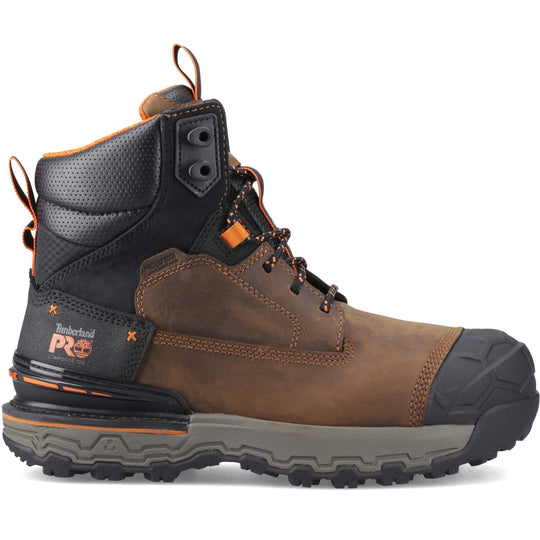 Timberland Pro BOONDOCK Mens Waterproof Comp. Toe Safety Boots Brown