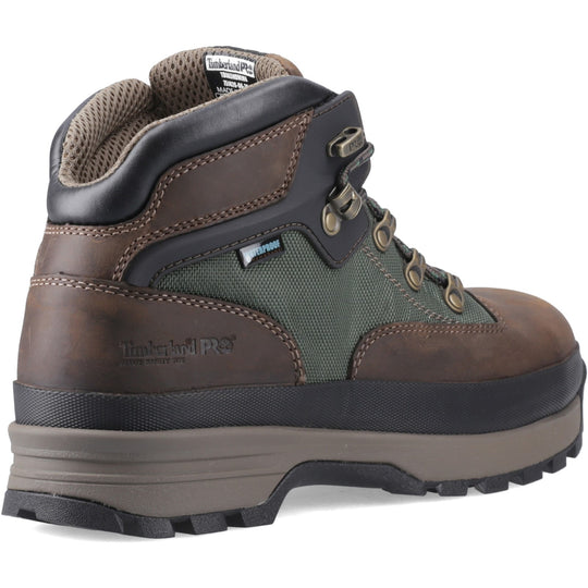 Timberland Pro EURO HIKER Mens Waterproof Alloy Toe Safety Boots Brown