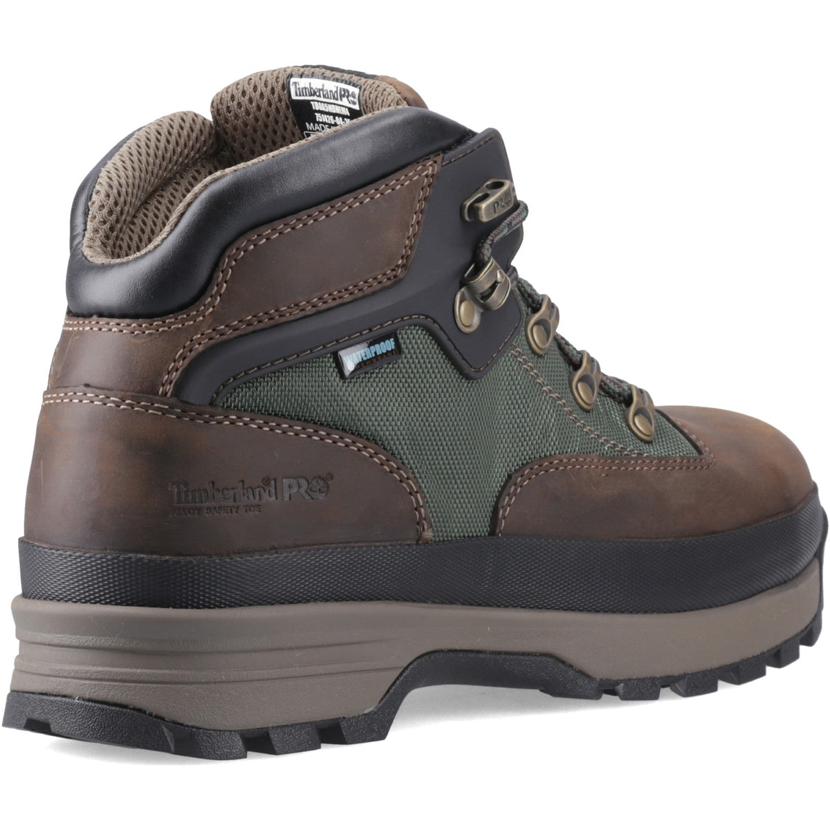 Timberland Pro Euro Hiker Mens Alloy Toe Safety Boots Brown