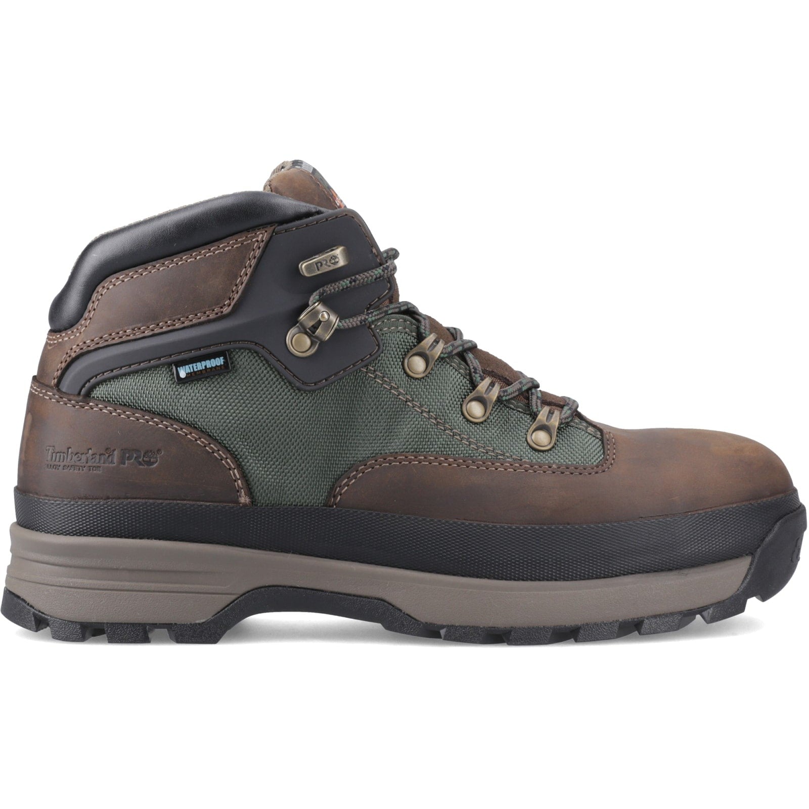 Timberland Pro Euro Hiker Mens Alloy Toe Safety Boots Brown