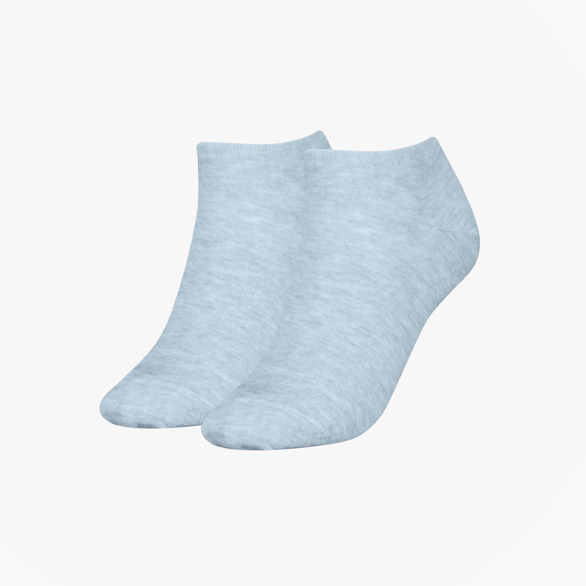 Tommy Hilfiger 2 Pack Trainer Womens Ankle Socks Light Blue