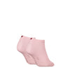 Tommy Hilfiger 2 Pack Trainer Womens Ankle Socks Pink