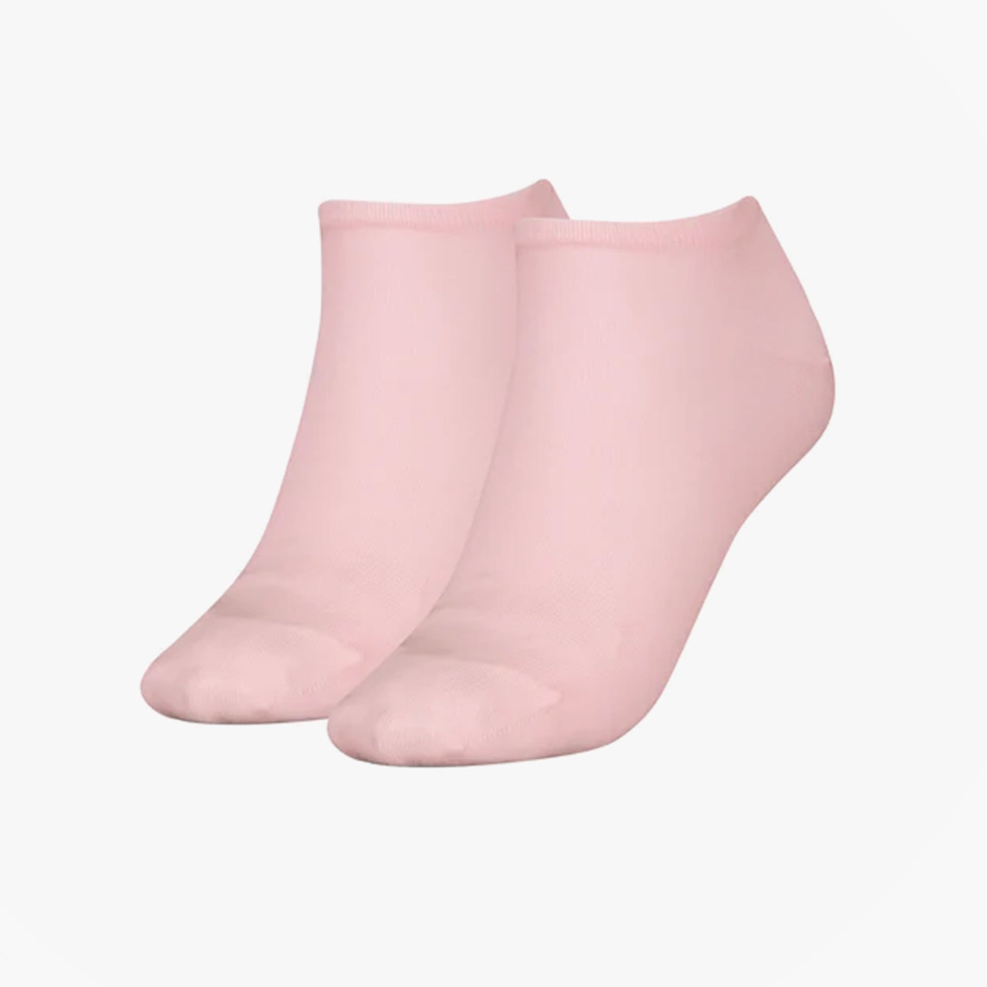 Tommy Hilfiger 2 Pack Trainer Womens Ankle Socks Pink