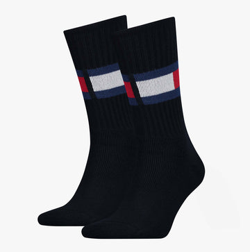 Tommy Hilfiger TRAINER FLAG Socks Navy