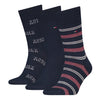Tommy Hilfiger 3 Pack Giftboxed Classic Mens Crew Socks Navy