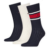 Tommy Hilfiger 3 Pack Giftboxed Classic Mens Crew Socks Navy