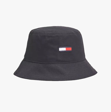Tommy Hilfiger FLAG EMBROIDERY Mens Bucket Hat Black