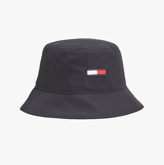 Tommy Hilfiger FLAG EMBROIDERY Mens Bucket Hat Black