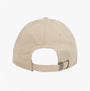 Tommy Hilfiger Flag Baseball Cap Sandalwood back view showing adjustable strap and ventilation eyelets.