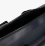 Tommy Hilfiger Signature Laptop Bag Navy detail view of zip closure and interior.
