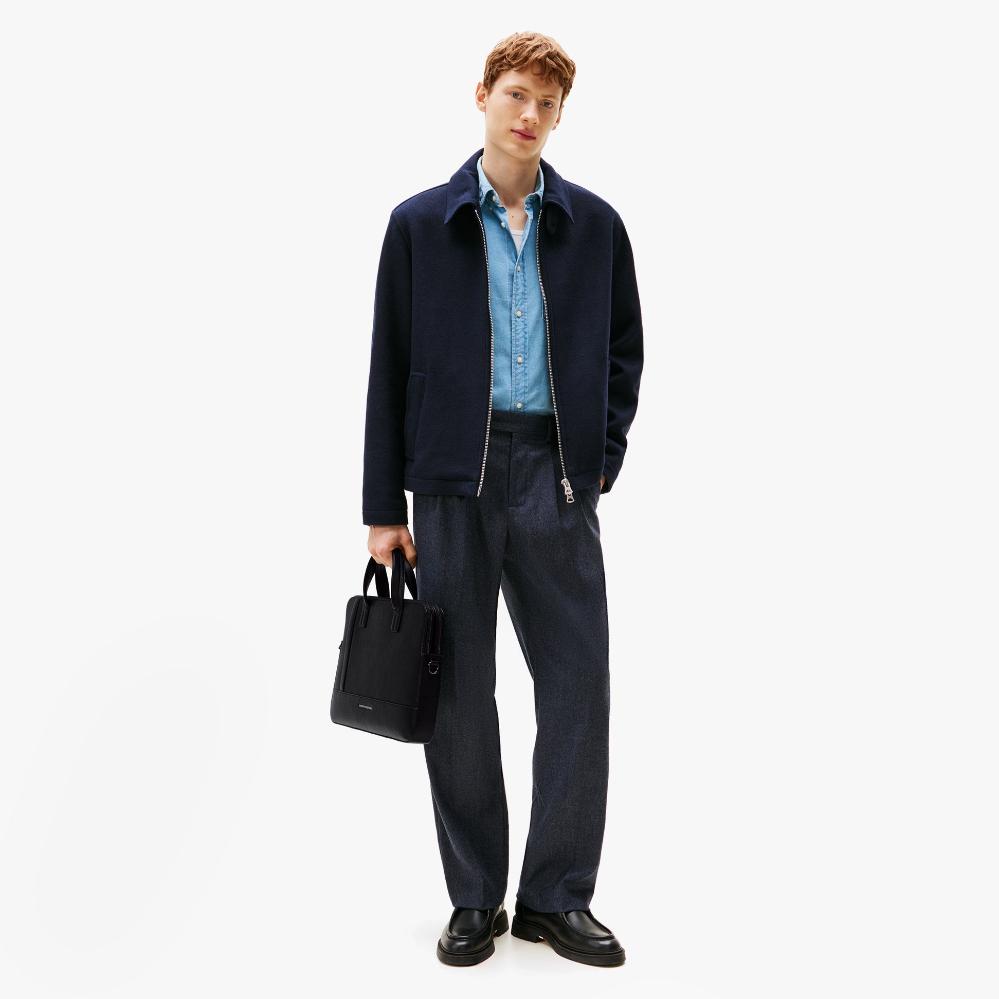 Tommy Hilfiger CENTRAL DUFFLE Mens Laptop Bag Black