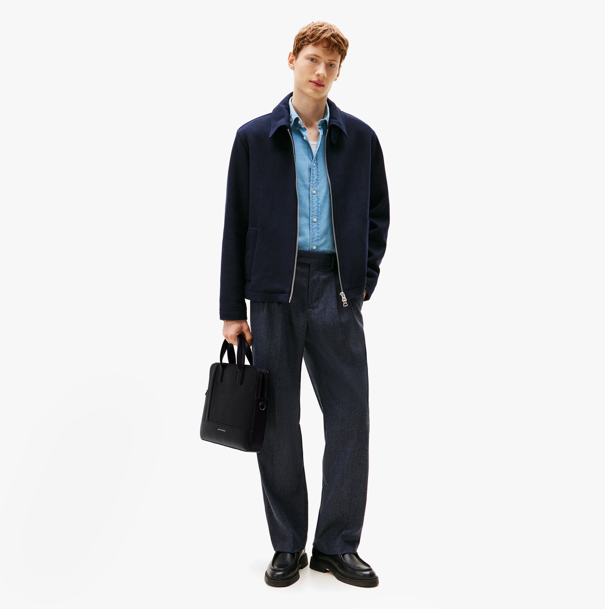 Tommy Hilfiger CENTRAL DUFFLE Mens Laptop Bag Black